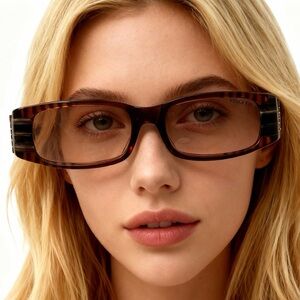 YINGFENG Tortoiseshell Rectangular Sunglasses (Y0983 60□17-130)